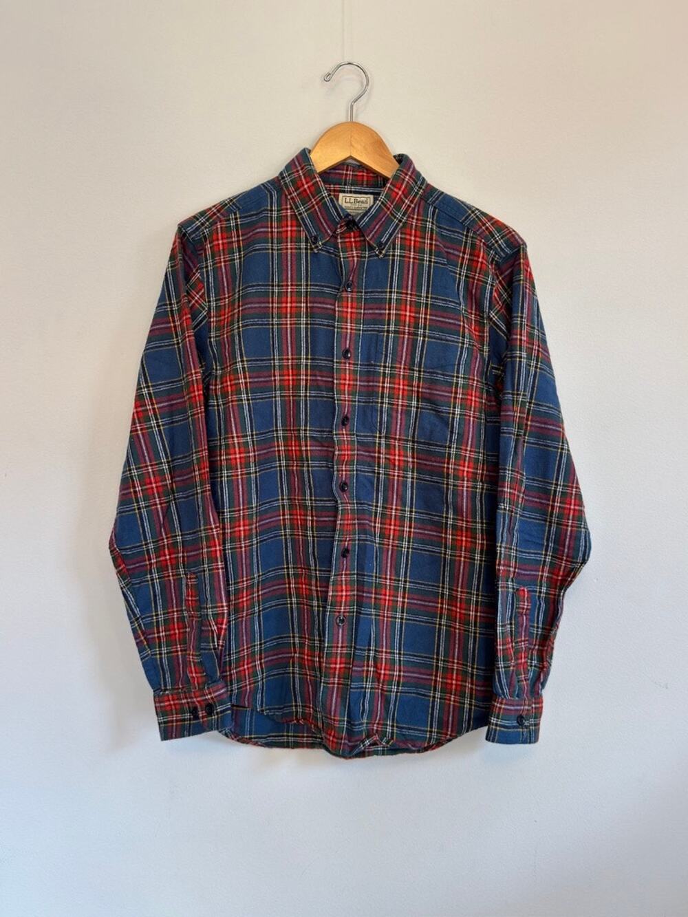 L.L.Bean Men's Flannel Shirt Size S | Scotch Flannel Plaid Button-down
